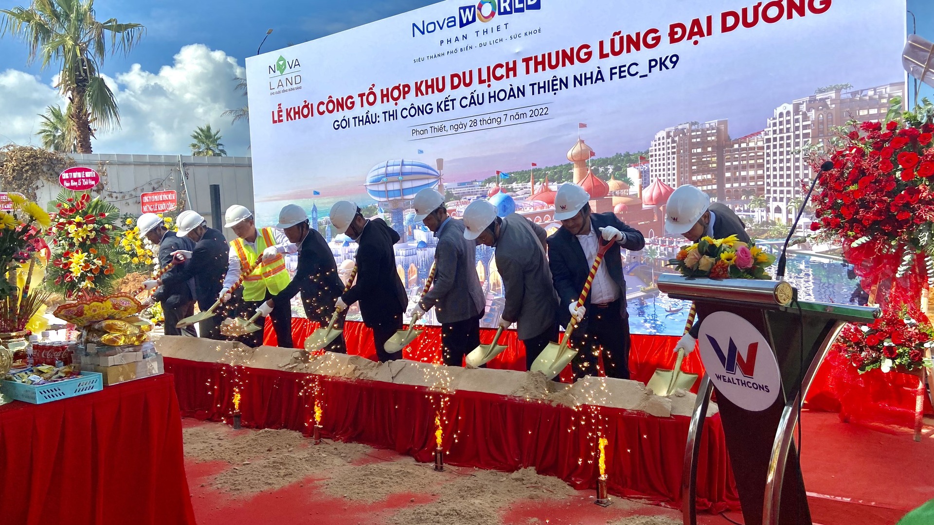 WEALTHCONS kicks off Family Entertainment Center project - Novaworld Phan Thiet