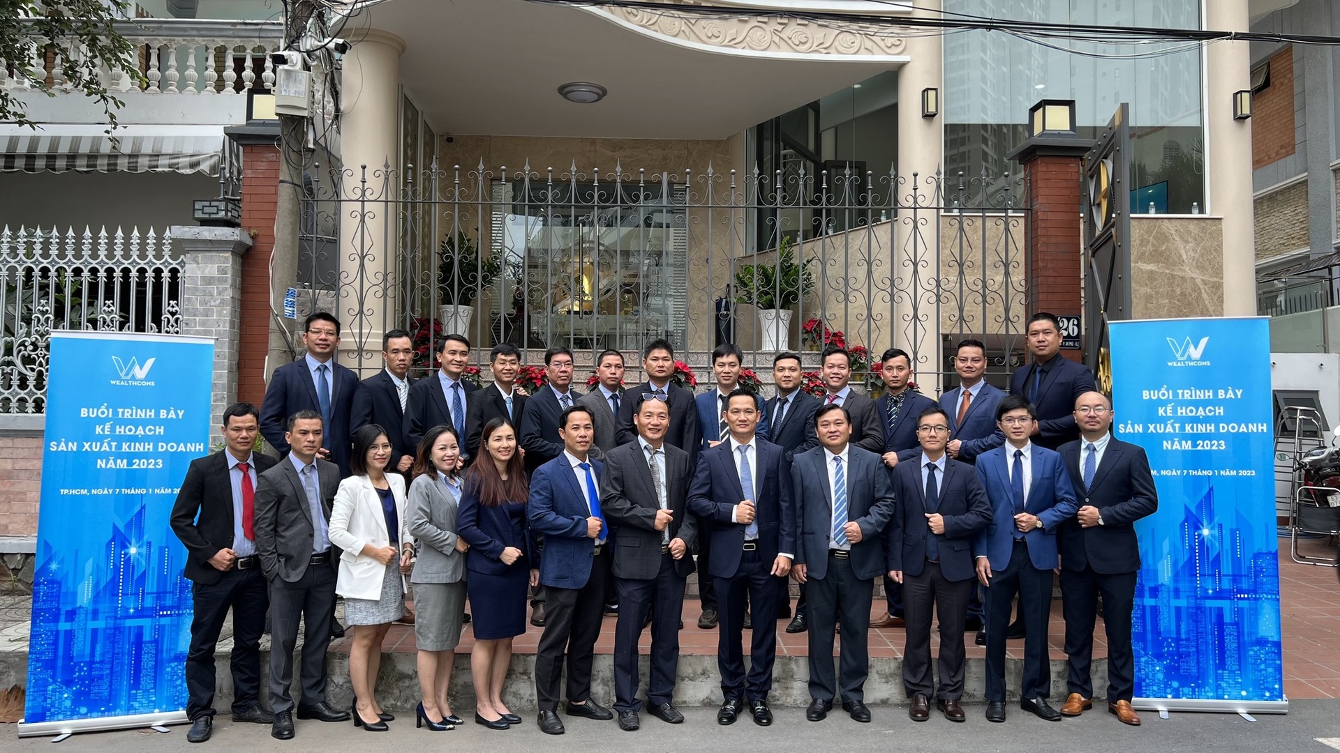 WEALTHCONS TỔ CHỨC BUỔI TRÌNH BÀY KẾ HOẠCH SẢN XUẤT KINH DOANH NĂM 2023