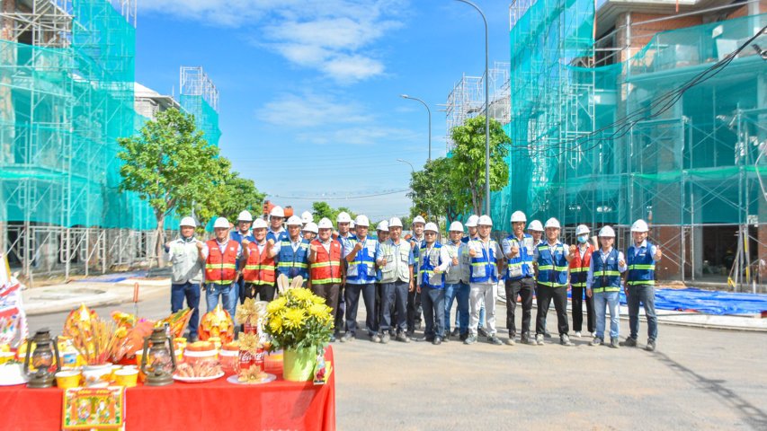 The Emeria Khang Điền Project Completes the Structural Phase for 67 Low-Rise Villas!