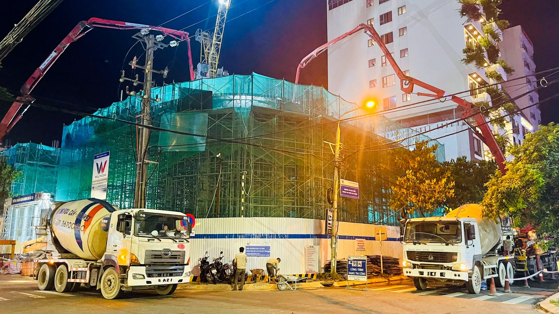Garrya Da Nang Hotel Successfully Casts Transfer Beam Slab at a Height of ~14m