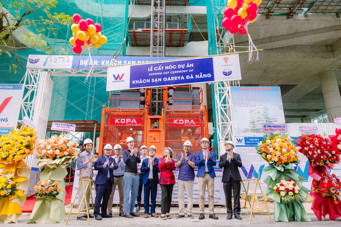 WEALTHCONS TOPS OUT THE GARRYAA DA NANG HOTEL PROJECT