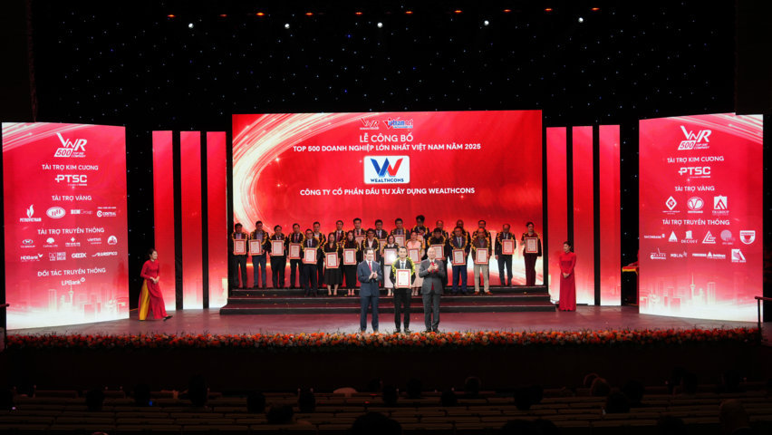 WEALTHCONS 荣登 2025 年越南私营企业 500 强榜单