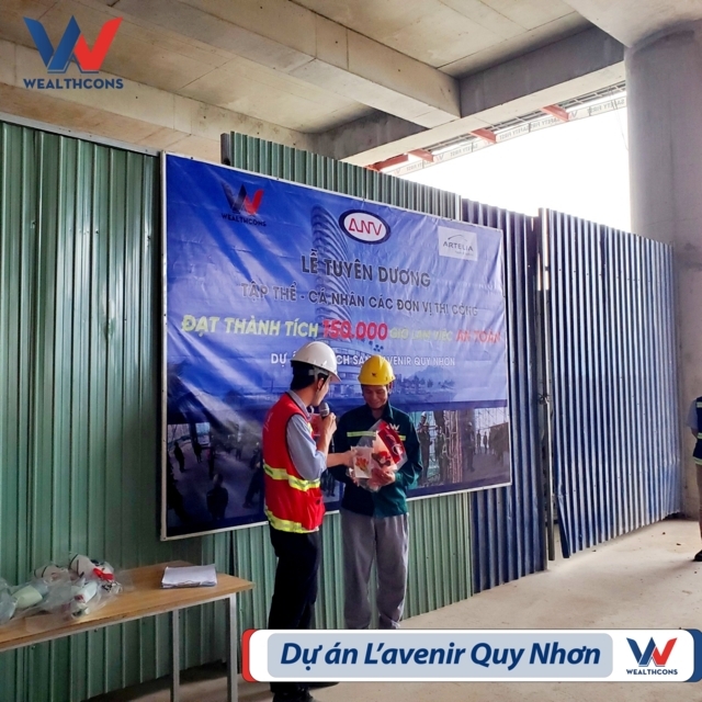L'avenir Quy Nhơn 项目安全工时认证