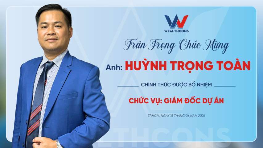 WEALTHCONS APPOINTS PROJECT DIRECTOR