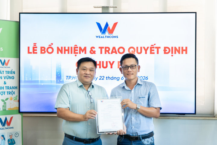 WEALTHCONS APPOINTS DEPUTY CONSTRUCTION SITE MANAGERS