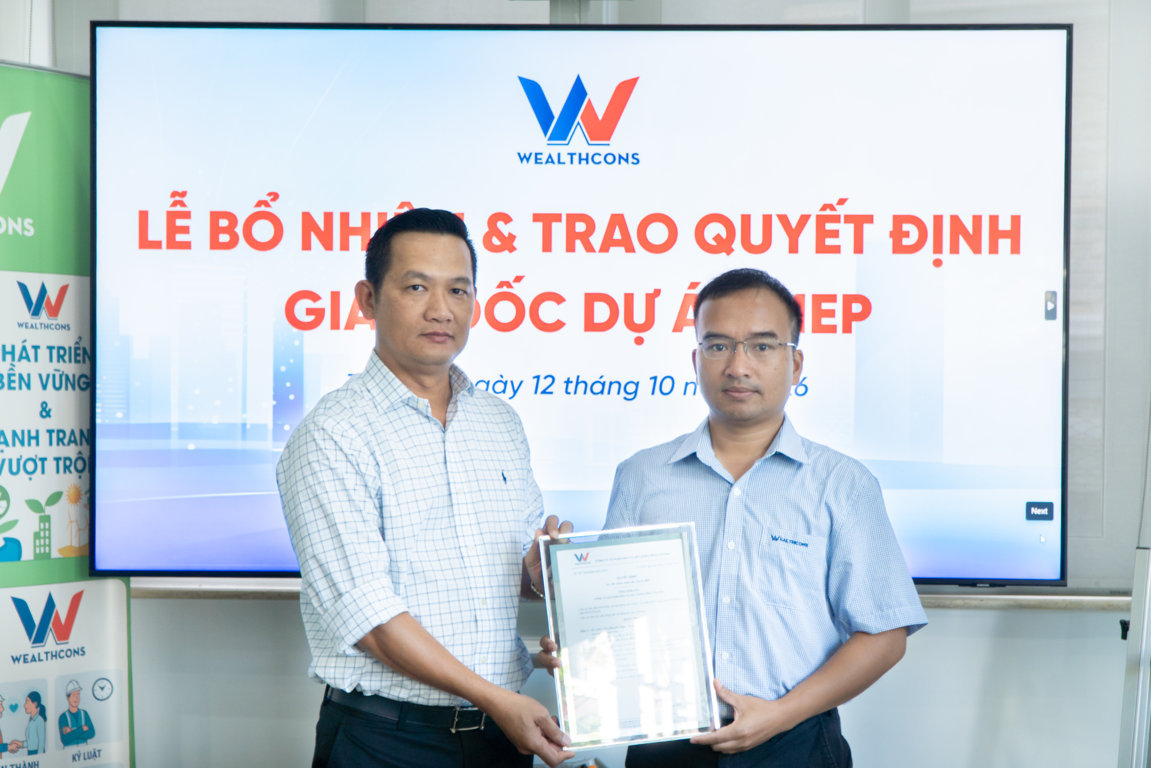 WEALTHCONS CHÚC MỪNG CÁC NHÂN SỰ ĐƯỢC BỔ NHIỆM